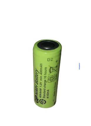 Аккумулятор технический GP 2/3AAA / 40AAAM 1,2V 400mAh (Ni-Mh)