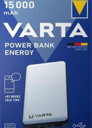 Power Bank VARTA Energy 15000mAh (2USB/1Type-C, Li-Pol, QC3.0,...