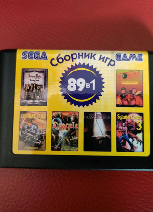 Картридж Сборник игр SEGA 89in1 часть 1 16-bit