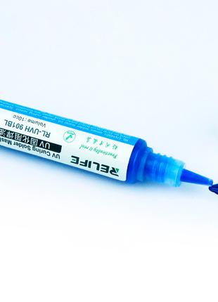 Маска для пайки Relife RL-UVH 901BL ультрафиолетовая Blue (10мл)