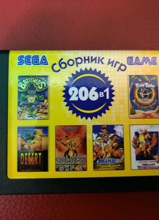 Картридж SEGA Сборник игр 206in1 16 bit