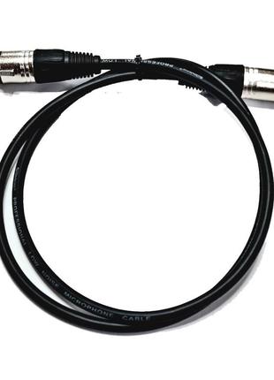 SH Cable SK 1,0 BK Готовий мікрофонний кабель XLR-XLR 1м.