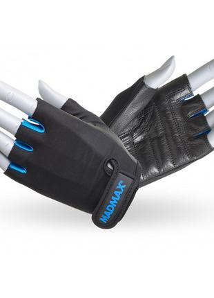 Перчатки для фитнеса MAD MAX Rainbow MFG 251, Black/Blue L