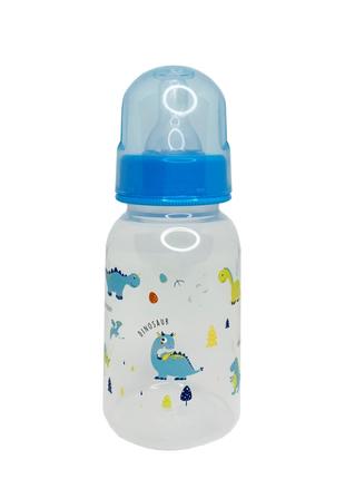Бутылочка для кормления "Дино" MGZ-0204(Blue) 150 мл