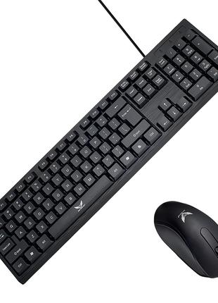 Клавиатура и мышь Zerodate LD801 Black