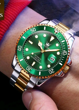 Очень красивые наручные мужские часы высокого качества OLEVS(ROLE