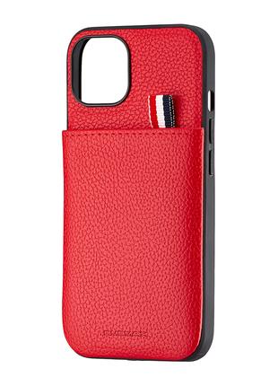 Чехол Jinduka Leather Pocket iPhone 13 Red