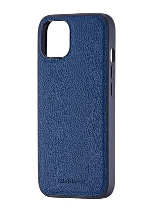 Чохол Jinduka Leather Case with MagSafe iPhone 13 Deep Blue