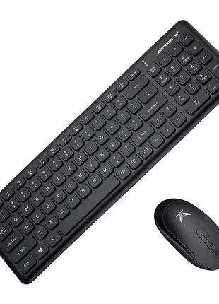 Клавиатура и мышь Zerodate X902 Black