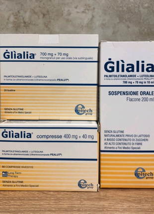GLIALIA 400 mg + 40 mg / 700 mg + 70 mg / ГЛІАЛІЯ Італія