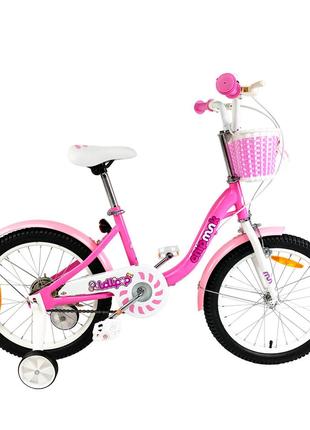 Велосипед детский RoyalBaby Chipmunk MM Girls 18", OFFICIAL UA...