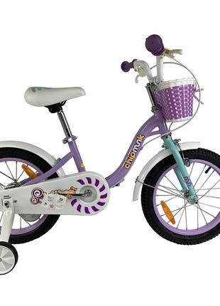 Велосипед детский RoyalBaby Chipmunk MM Girls 16", OFFICIAL UA...