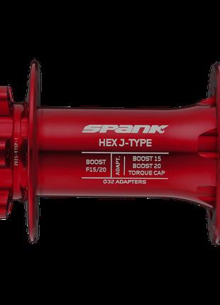 Втулка передняя SPANK HEX J-TYPE Boost F15/20, Red
