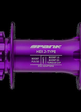 Втулка передняя SPANK HEX J-TYPE Boost F15/20, Purple