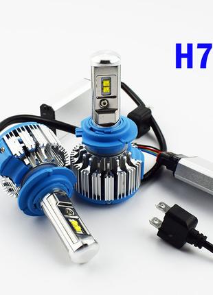 Комплект светодиодных ламп TurboLed T1 H7 6000K 50W 12/24v Can...