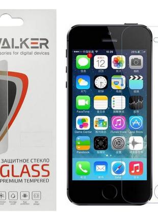 Защитное стекло Walker для Apple iPhone SE 2016 (0.3 мм, 2.5D)...