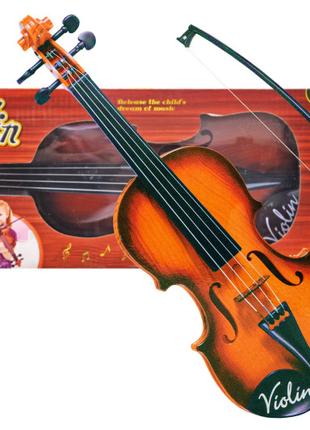 Скрипка дитяча зі струнами та смичком 370-2A Розмір скрипки 42...