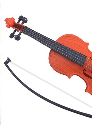Скрипка іграшкова зі струнами та смичком 370-A дитячий музични...