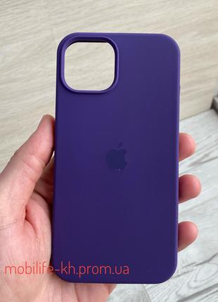 Чехол Silicone case iPhone 14 Berry Purple ( Силиконовый чехол...