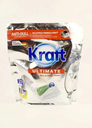 Таблетки для посудомоечных машин Kraft Ultimate ALL in ONE 27 ...