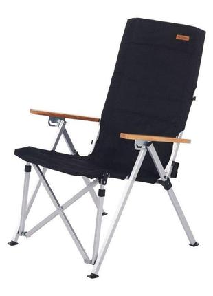 Складное кресло Naturehike NH17T003-Y из алюминия, черного цвета