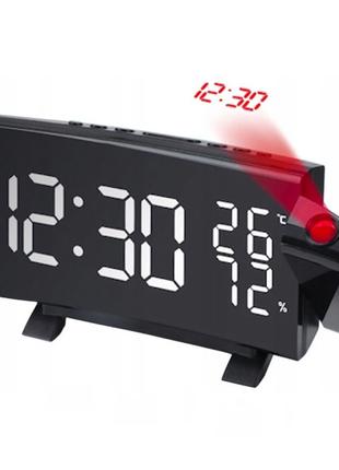 Электронные часы 3621LP с проектором и термометром / Часы свет...