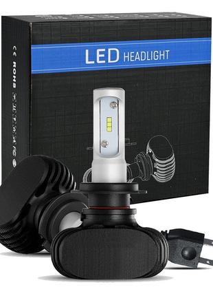 Автомобильные LED лампы S1 H7, 2 шт / Комплект светодиодных ла...