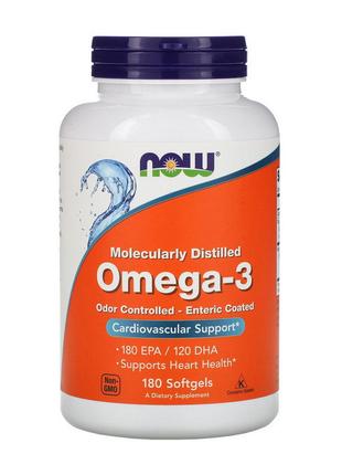 Омега Omega-3 Enteric 180 sgels