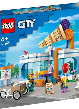 Конструктор LEGO City Магазин мороженого 296 деталей 60363