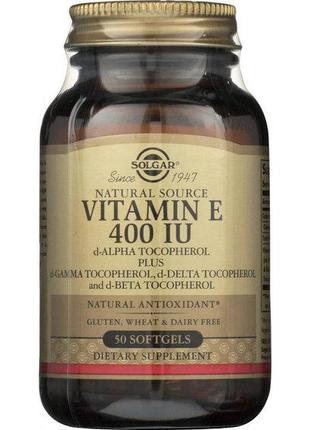 Витамин Е Vitamin E 400 IU Mixed (400 IU d-Alpha Tocopherol & ...