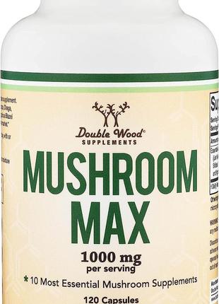 Комплекс грибов Double Wood Supplement Mushroom Max 1000 mg 12...