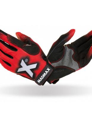Перчатки для кроссфита MAD MAX CROSSFIT MXG 101, Black/Red M