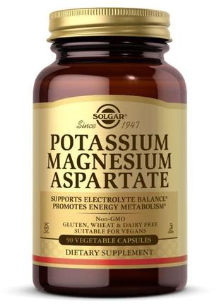 Витамины и минералы Solgar Potassium Magnesium Aspartate, 90 в...