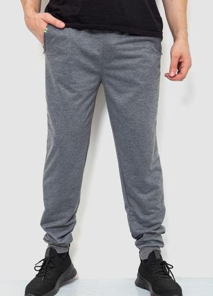 Спорт штаны мужские двухнитка, цвет серый, размер L, 244R41298