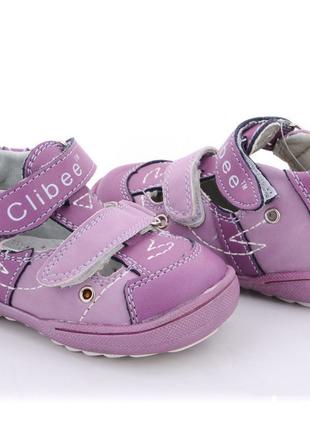 Босоножки для девочек Clibee A719719/21 Фиолетовый 21 размер