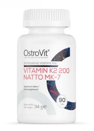 Витамин К2 Ostrovit Vitamin K2 200 Natto MK-7 90 tabs