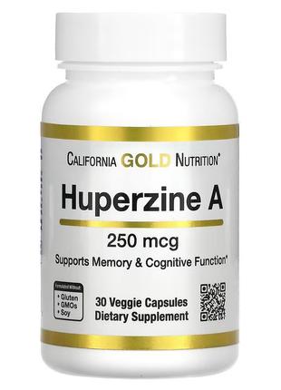 Гуперзин A California Gold Nutrition Huperzine A, 250 mcg, 30 ...