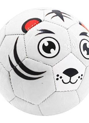 Мяч футбольный №2 "Тигрик" (белый)