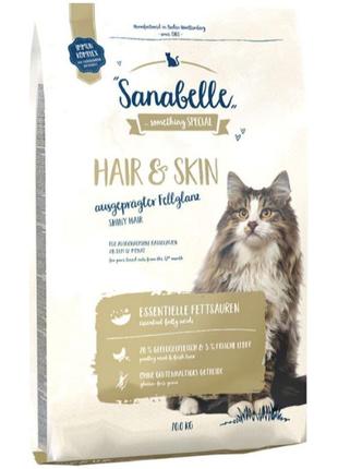 Сухий корм для дорослих котів Sanabelle Hair & Skin 10 кг (401...