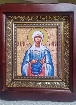 Именная икона Святая Мариамна (Марианна) 20х18см