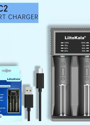 Зарядний пристрій LiitoKala Lii-C2 для Li-Ion, Ni-Mh/Ni-Cd АКБ...