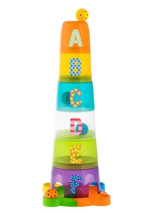 Детская пирамидка игрушка Chicco "Увлекательная пирамидка"