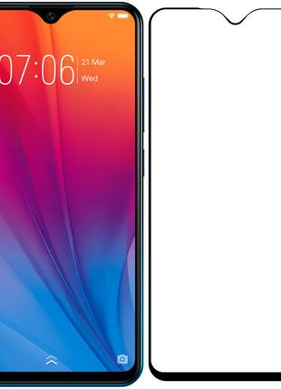 Защитное стекло для Vivo Y95 с черной рамкой