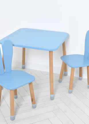 Дитячий столик із двома стільчиками 04-025BLAKYTN-2 синій