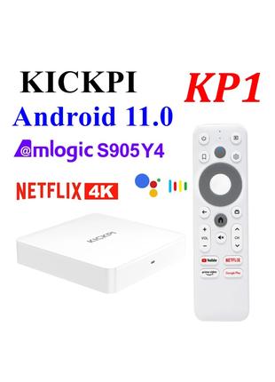 TV Box KICKPI KP1 2/32Gb Amlogic S905Y4 Android TV 11 NETFLIX