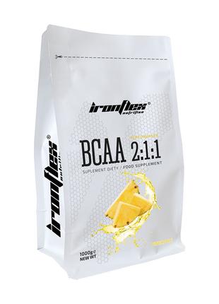 Аминокислота BCAA IronFlex BCAA 2-1-1 Performance, 1 кг Лимон