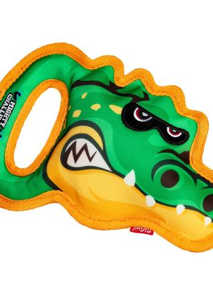 Игрушка для крупных собак Крокодил с пищалкой GiGwi MIGHTY CHA...