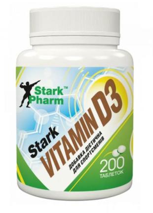 Витамин D3 Stark Pharm Vitamin D3 2000IU 200tabl
