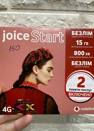 Стартовий пакет Vodafone Joice Start/Youtube Instagram Faceboo...
