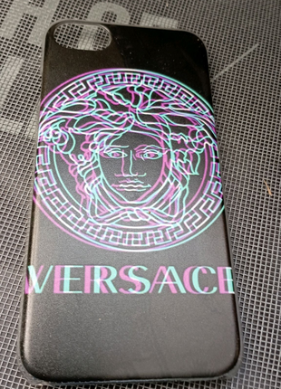 Чохол для iphone 6 6s чорний принт Versace